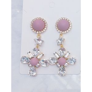 Beaded Ear Clips Earrings